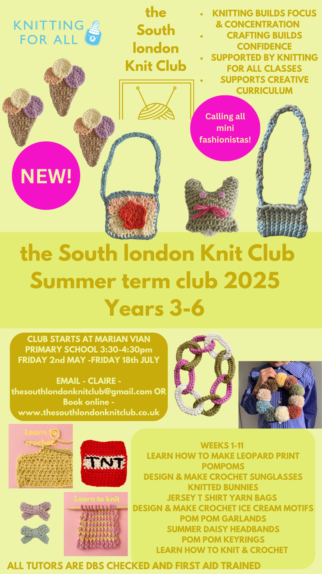 SOLD OUT - MV Primary School Summer term club sessions Friday 2nd May - Friday 18th July - SOLD OUT