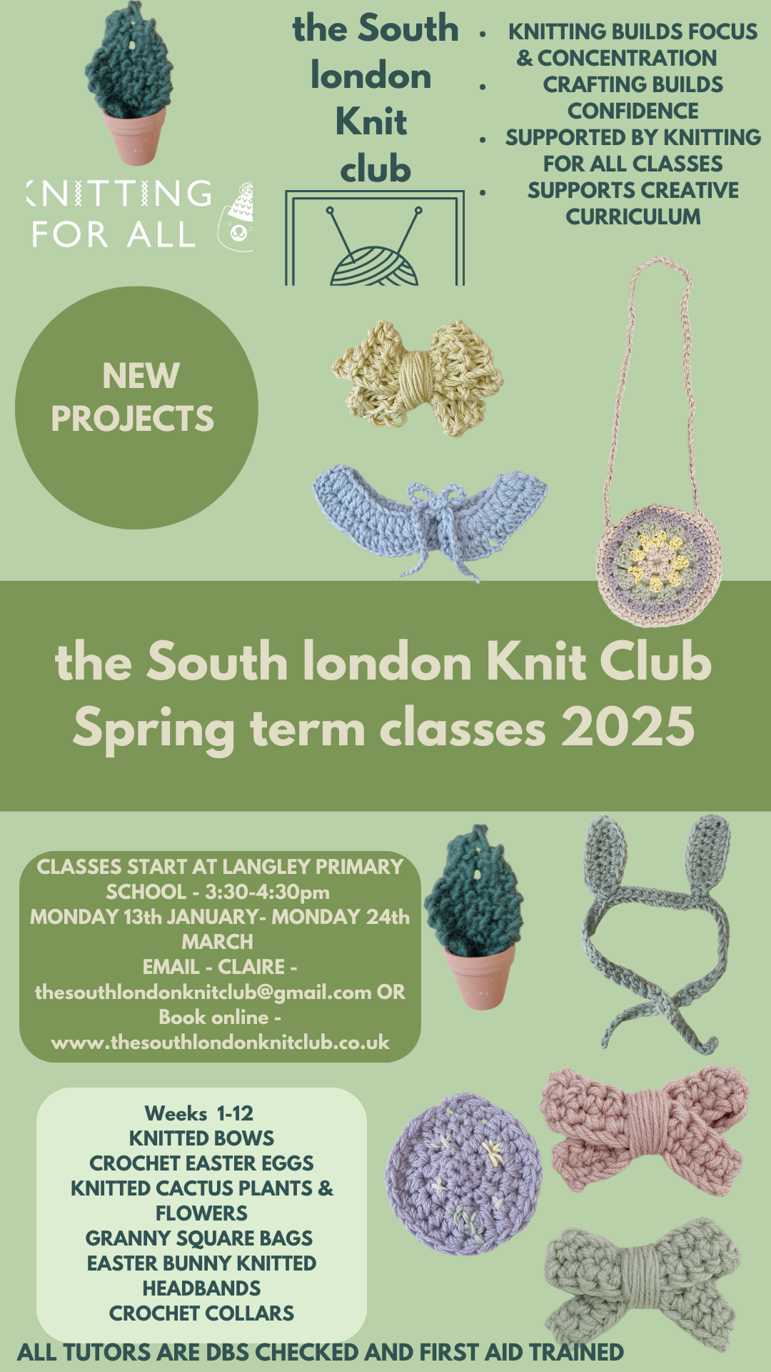 Spring Term 25 Classes - Langley Primary Monday 13th January - Monday 24th March